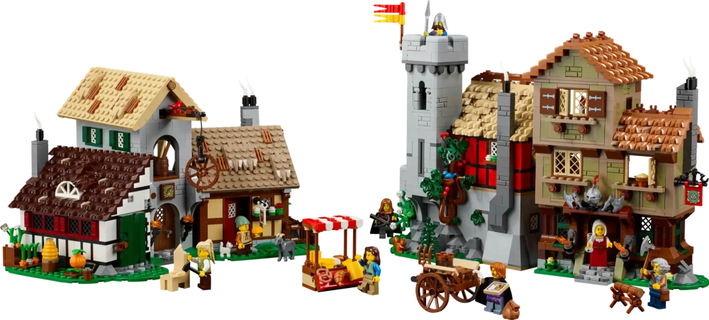 Конструктор LEGO Icons 10332 Средневековая городская площадь