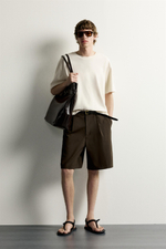 ФУТБОЛКА RELAXED FIT ИЗ МОДАЛА — ZARA