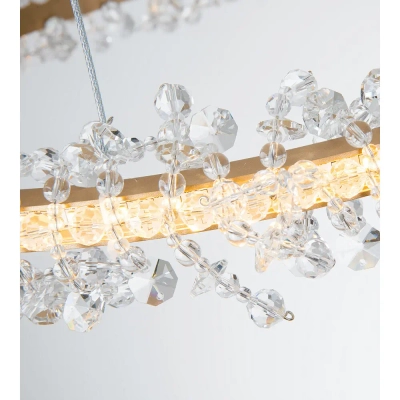 08244,36A Подвес Лаура латунь d80 h150 Led 40W (3000K)