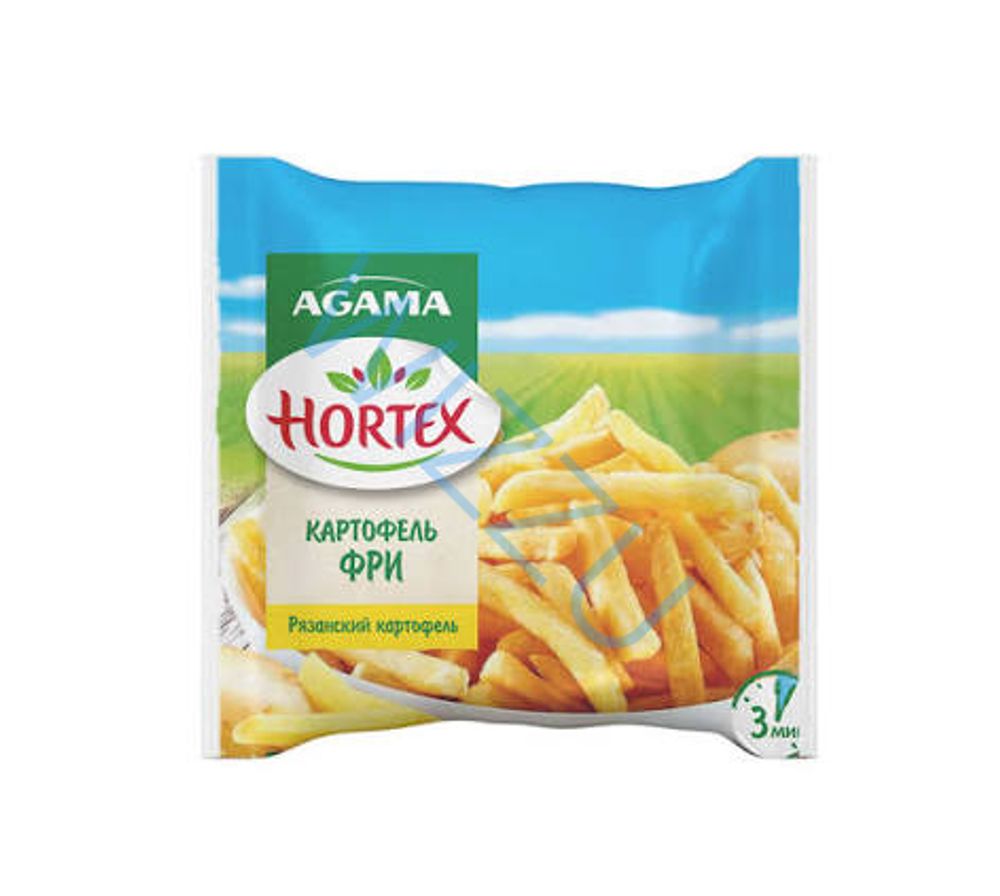 Картофель фри соломка 700гр АГАМА HORTEX 1/8