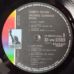 Винтажная виниловая пластинка LP Creedence Clearwater Revival Cosmos Factory (Japan 1970) (No Obi) Run Through The Jungle LP-80054