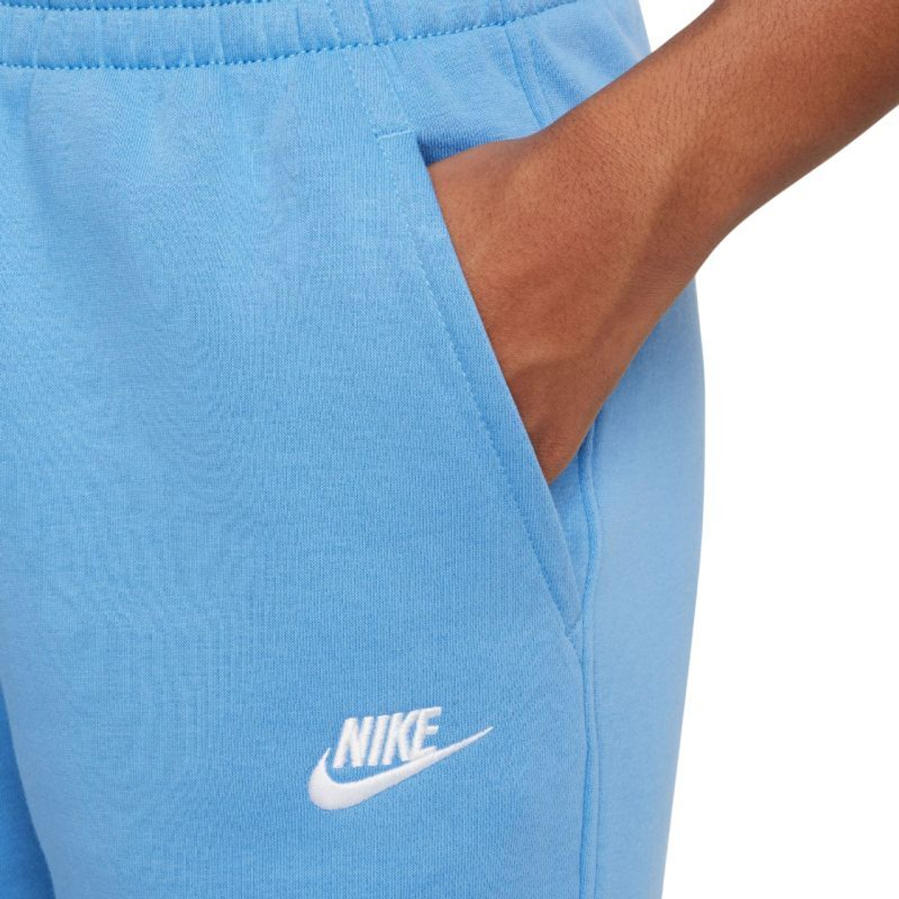 Штаны для мальчика теннисные Nike Kids Sportswear Club Fleece Loose - небесный