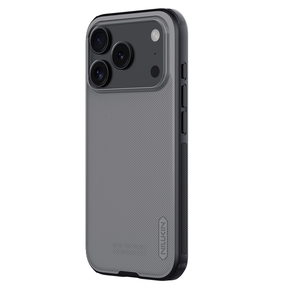 Противоударный чехол тонированный прозрачный для iPhone 17 Pro, серия Super Frosted Shield Pro от Nillkin