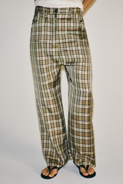 БРЮКИ В КЛЕТКУ — ZW COLLECTION — ZARA
