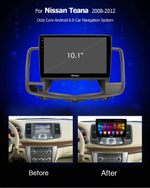 Установочный комплект для NISSAN TEANA 2008-2013  KUBERG OL-1669