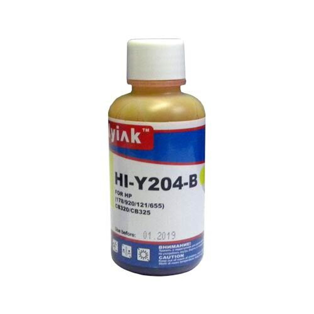 Чернила MyInk тип Y204-B Gloria для HP 178/121/122/650/655/920/GT51/GT52/GT53 (100мл, yellow, Dye) Чернила MyInk тип Y204-B Gloria для HP 178/121/122/650/655/920/GT51/GT52/GT53 (100мл, yellow, Dye)