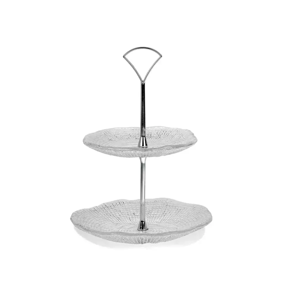 Этажерка двухъярусная Diamante (25 см)