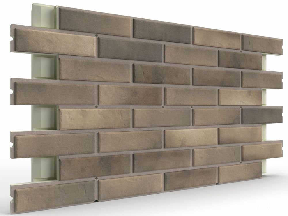 Термопанель ППУ Element Klinker Retro Brick Pepper 102,8 x 61,6