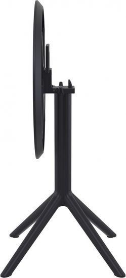 Стол пластиковый складной Sky Folding Table Ø60 черный