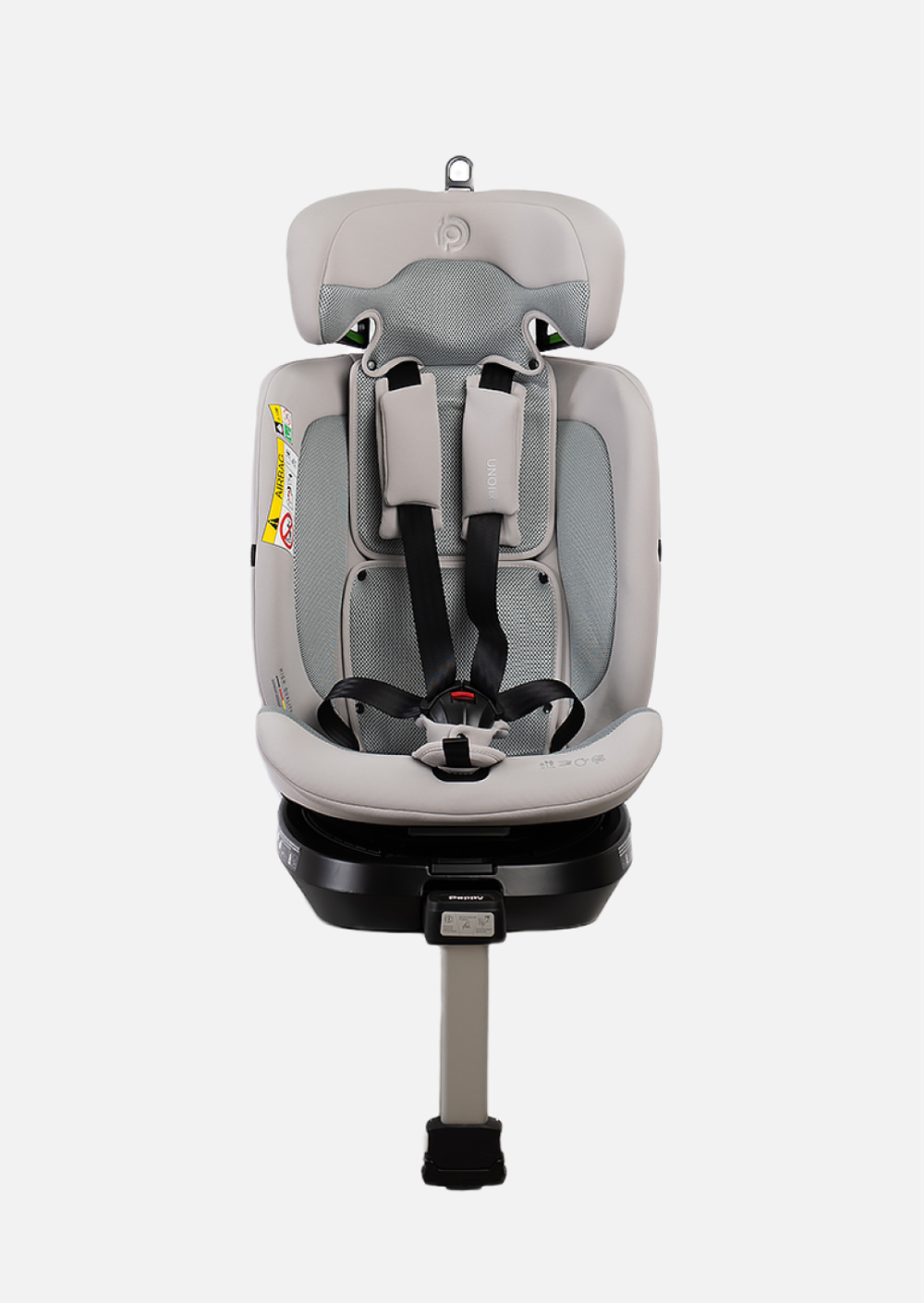 Peppy Автокресло UNOfix grey серый 0-36
