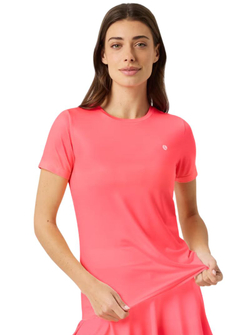 Женская теннисная футболка Bjorn Borg Ace Slim - diva pink