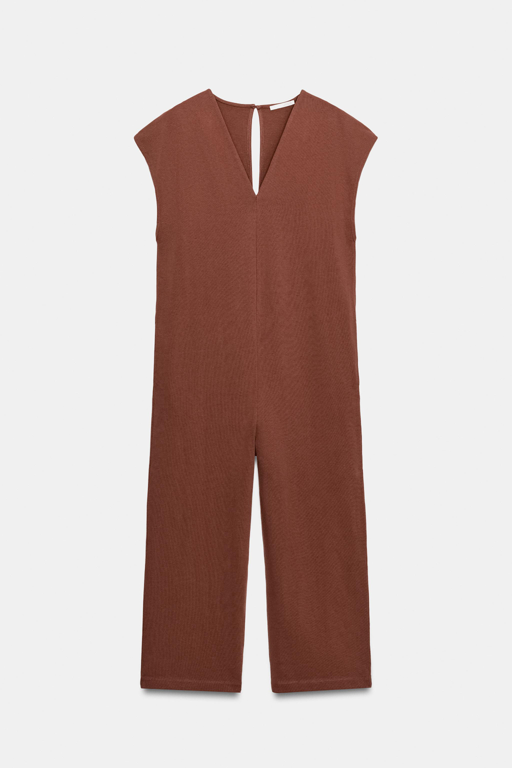 ДЛИННЫЙ КОМБИНЕЗОН ИЗ ПЛОТНОГО ХЛОПКА — ZARA