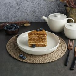 Тарелка с бортом d 21,5 см h3,6 см Fine Plus Noble [4]