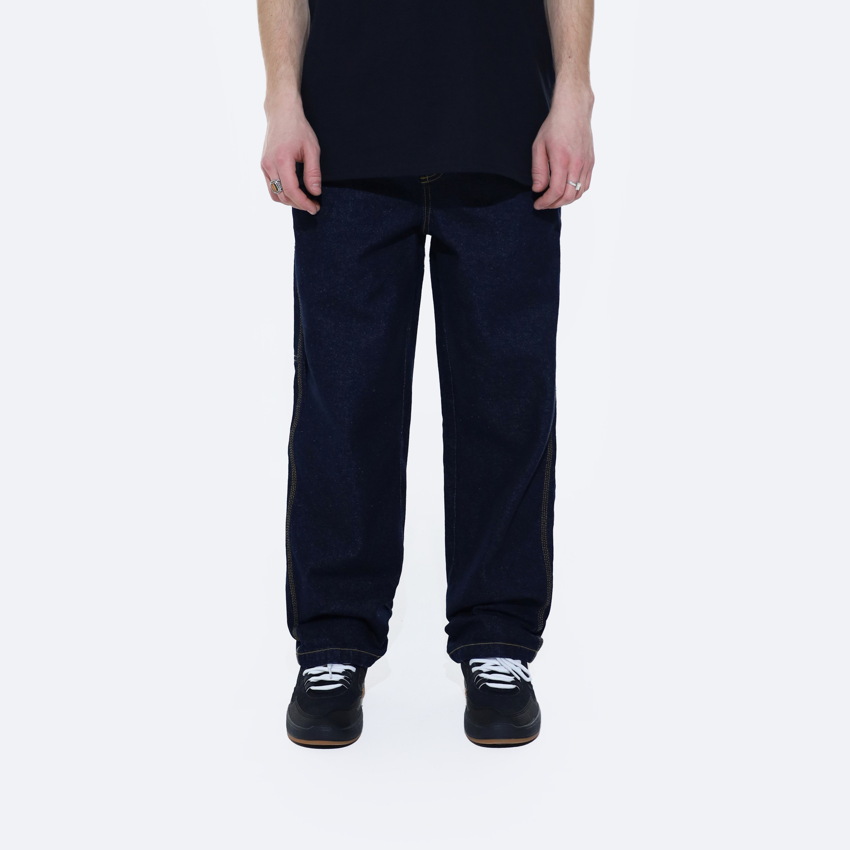 Джинсы Dickies Madison Loose Fit Jeans (rinsed indigo blue) артикул: - купить в магазине Дайс