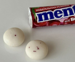 Mentos жевательная резинка Pure White вкус Вишня, (15,5х4) 62 г