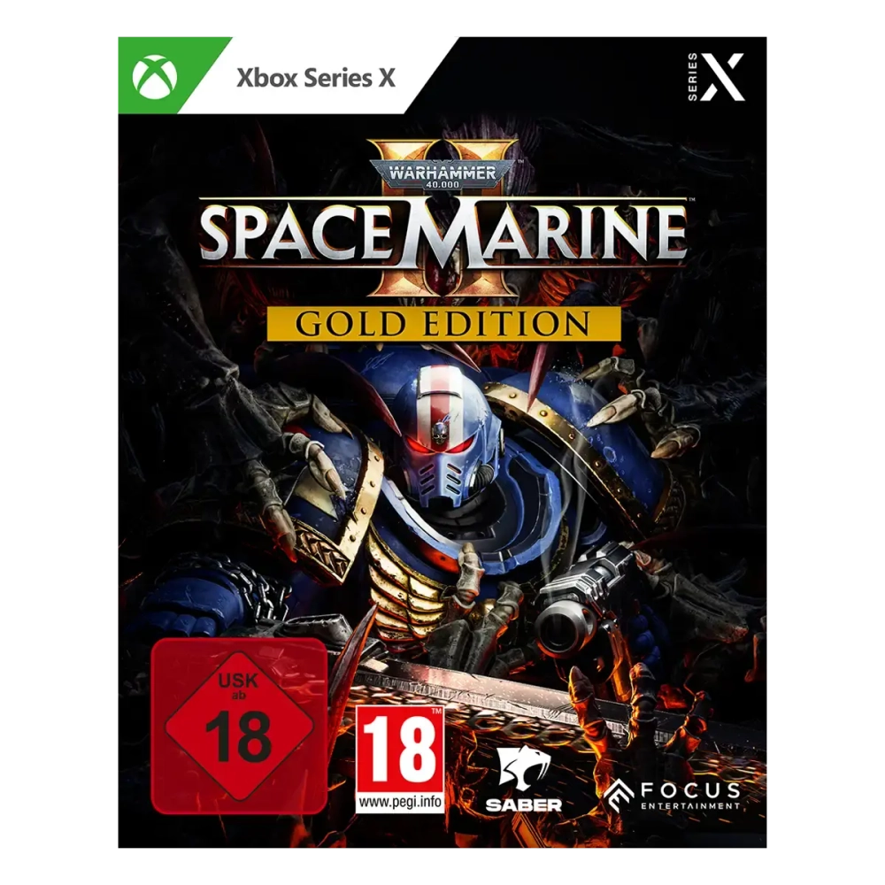 Warhammer 40,000 Space Marine 2 Gold Edition (диск для Xbox Series X, полностью на русском языке)