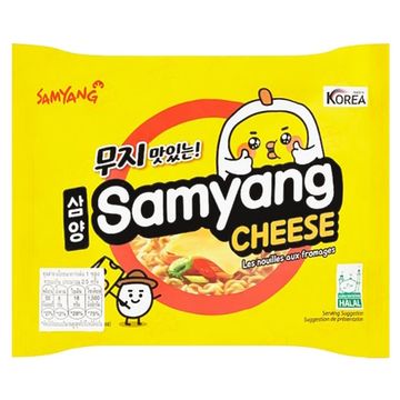 Лапша быстрого приготовления Samyang Cheese со вкусом сыра, 120 г (Корея)