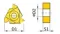 Поворотные режущие пластины Optimum ISO 16ER AG60