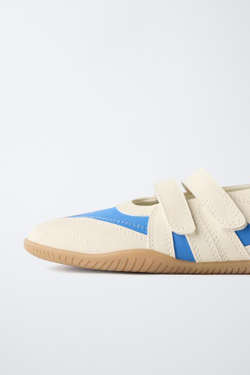 ZARA СПОРТИВНЫЕ БАЛЕТКИ, СИНИЙ