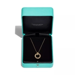 Подвеска из жёлтого золота 18k с бриллиантами, Tiffany. 💠 T1 Narrow Pendant