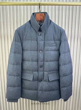 Пуховик серый от Loro Piana BP5-669728