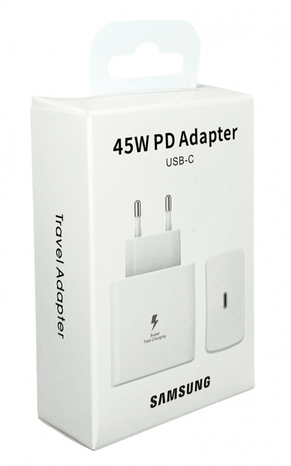 Сетевое зар. устр. для Samsung 45W TYPE-C в упаковке белый (High copy)