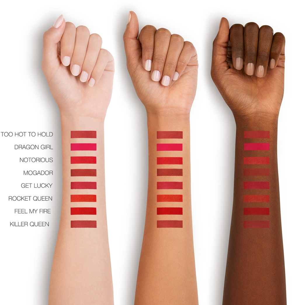 NARS Powermatte Lipstick - Трендовая помада с матовым эффектом оттенок GET LUCKY, 1 g