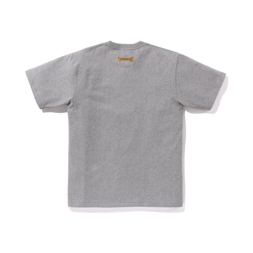 A Bathing Ape Bathing Ape Katakana Ape Head Tee Ss24 серый