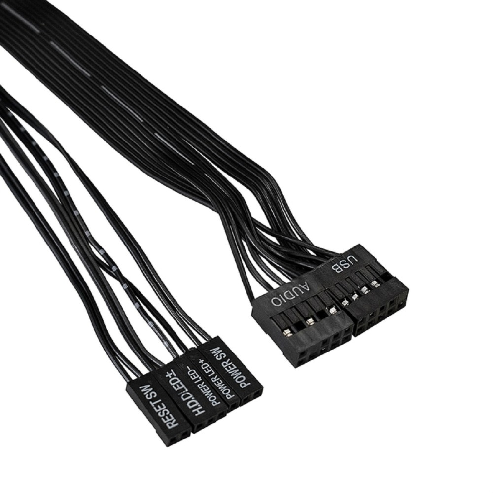 Корпус для компьютера Exegate EX261451RUS Корпус Miditower CP-601 Black, ATX, , 2*USB, Audio