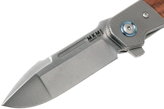Складной нож MKM "CLAP" MKM/LS01 ST c клинком из стали Böhler M390 Microclean®, рукоять дерево (Santos) / титан
