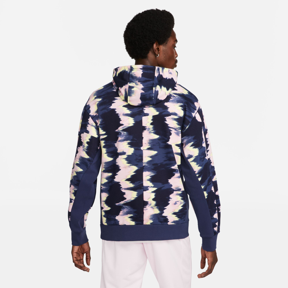 Мужская кофта теннисная Nike Dri-Fit Court Heritage OZ Hoody Men - Pink, Dark Blue