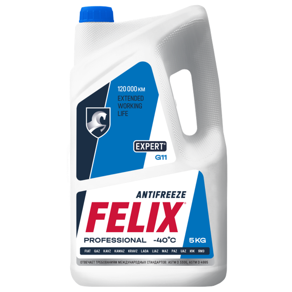 Антифриз готовый Felix Expert 5кг синий