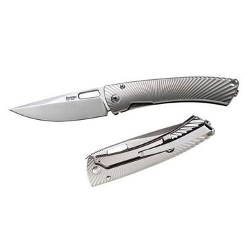 Складной нож Lion Steel "TISPINE" L/TS-1 GS c клинком из стали Uddeholm Elmax® SuperClean, рукоять титан