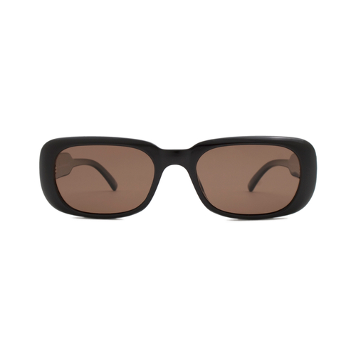 Очки Genex Sunglasses 696 c.189 прямоугольные темно-коричневые с золотом