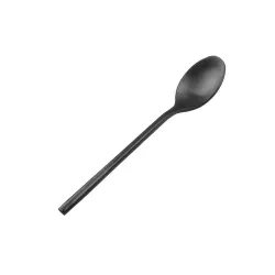 Ложка кофейная 11,5 см матовая черный цвет Black Sapporo PVD P.L. - Davinci [12]