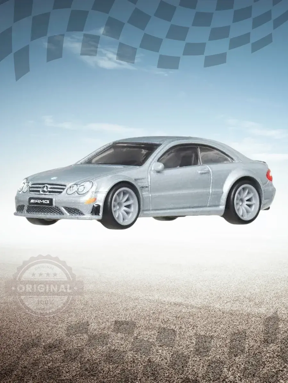 Машинка Хот Вилс 2008 Mercedes Benz CLK 63 AMG GJT68 JBL07