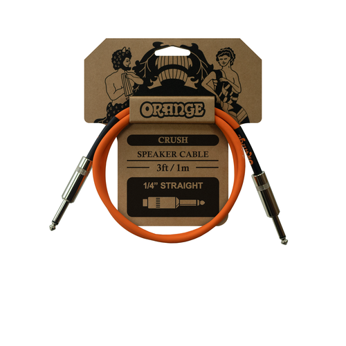 Orange Crush 3ft Speaker Cable Jack to Jack