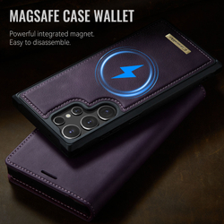 Чехол-кошелек CaseMe 2 in 1 MagSafe Samsung Galaxy S24 Ultra