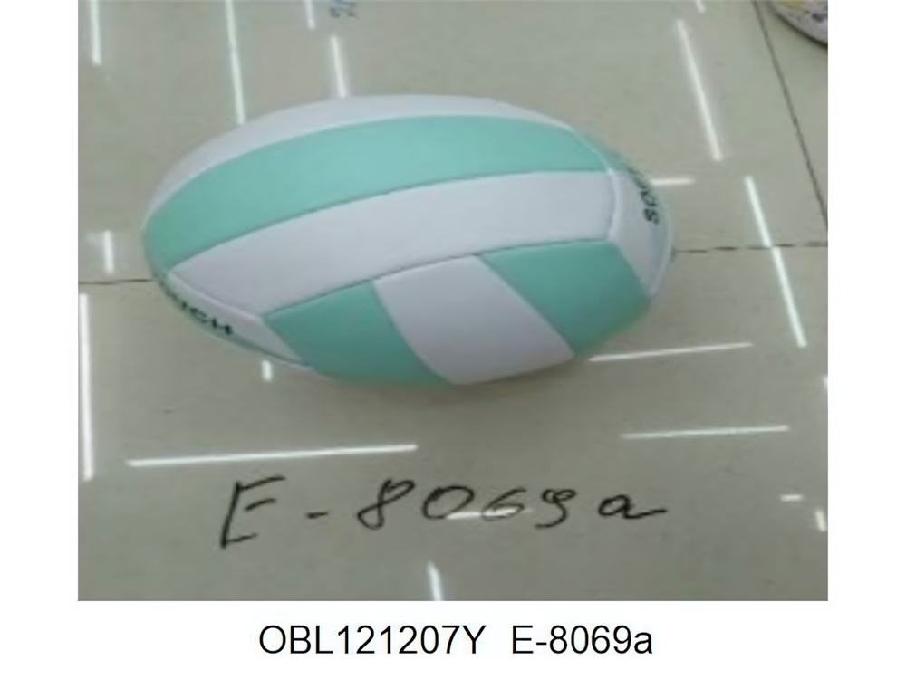 Мяч волейбольный 5 размер 270гр. PVC, микс цветов, сет. Е-8069а