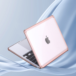 Чехол розового цвета для ноутбука MacBook Pro 13.3 (2016-2021) от Dux Ducis, серии LCGM Series Protective