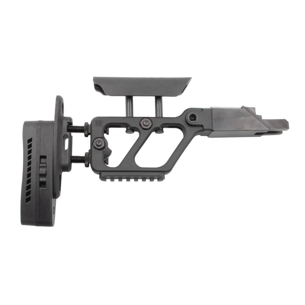 Приклад регулируемый PufGun для Вепрь-308, СОК-95, цвет чёрный