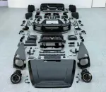 Обвес переделка из Mercedes-Benz W463 2008-2018 в Mercedes-Benz W465 G800 2025 G-class Гелик Обвес