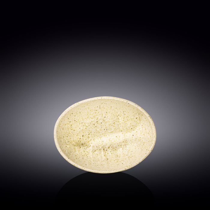 WILMAX Sandstone Фарфоровый овальный салатник Sand WL-661319/A, 19 см, песочный WILMAX Sandstone Фарфоровый овальный салатник Sand WL-661319/A, 19 см, песочный