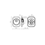 Броненакладка DEF.XL/K-EXT.4286 (DEF 4286 SQ XL) BL-24 черный