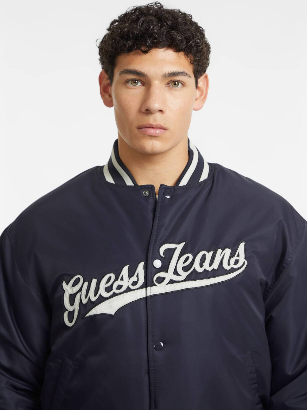 Куртка бомбер Guess Jeans - темно-синий(M4BL24 WG932)
