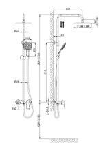 Душевая система DK Rhein Reisling (DA1273701B03)