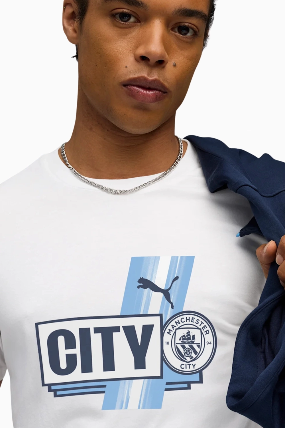 Футболка Puma Manchester City 25/26 FtblCulture Tee - белый