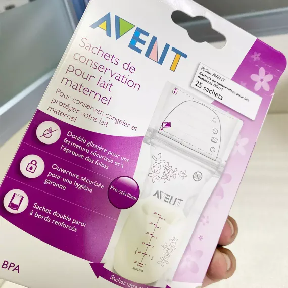 Süd saxlama qabı \ Breast milk storage bags (180ml) 25pcs