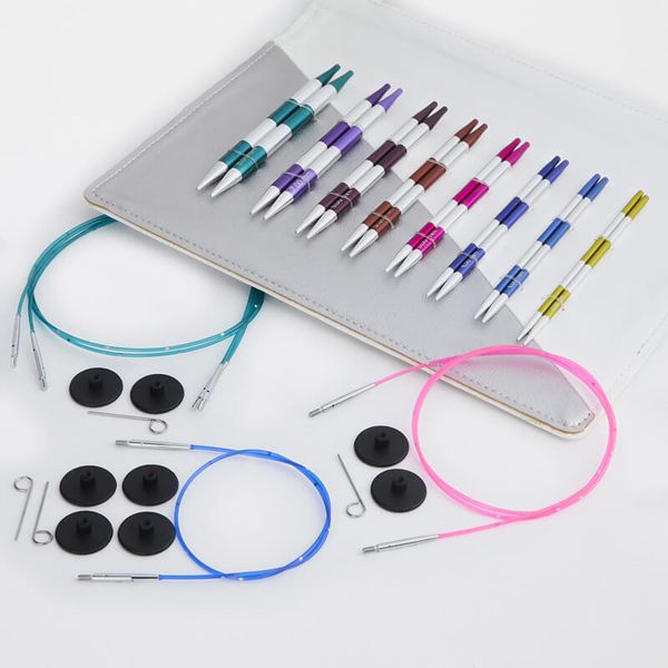 Набор съемных спиц Knit Pro SmartStix Deluxe Set Normal IC (3,5 мм / 4 мм / 4,5 мм / 5 мм / 5,5 мм / 6 мм / 7 мм / 8мм), 8 видов спиц, 42140