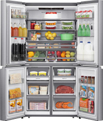 Отдельностоящий холодильник Gorenje NRM918FUX
